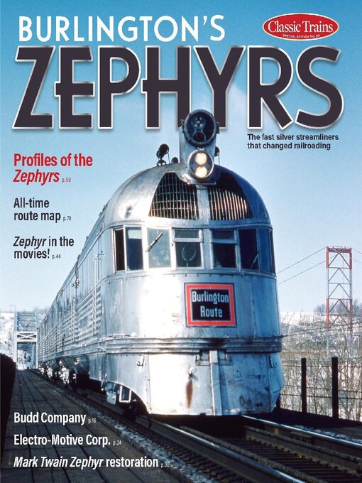 Title details for Burlington's Zephyrs by Kalmbach Publishing Co. - Magazines - Available